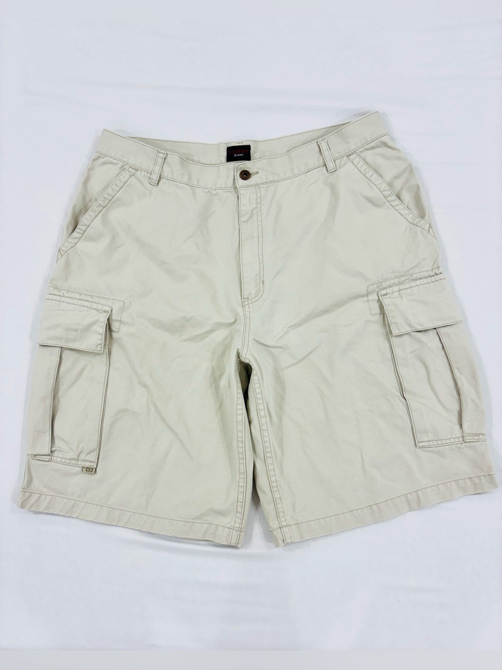 Tommy Jeans Cargo Khaki Mens Shorts Size 38